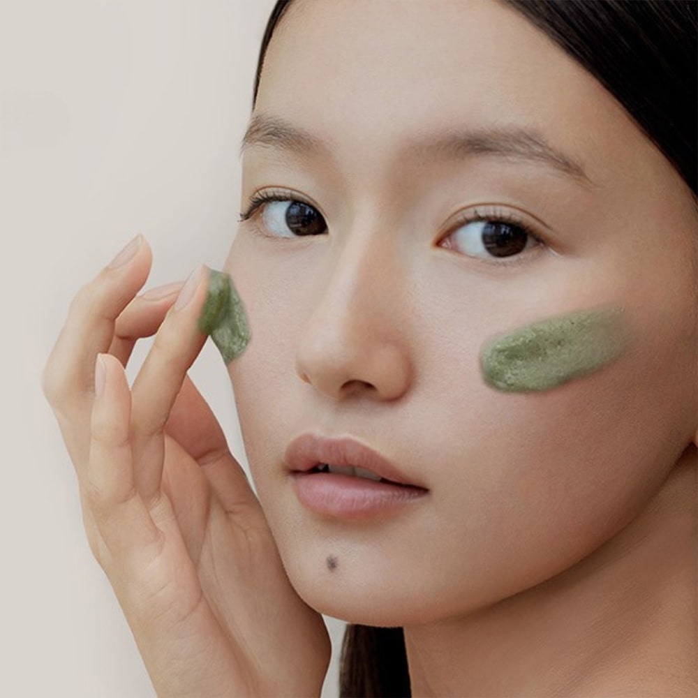 (Arencia) Green Tea + LHA Deep Pore Rice Cake Cleanser 150g