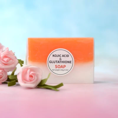 Beauty Organic Natural Bath Body Skin Lightening Handmade Kojic Acid Whitening Soap Bar Melt and Pour Glycerin Laundry Goat Milk EVA Soap Face Care