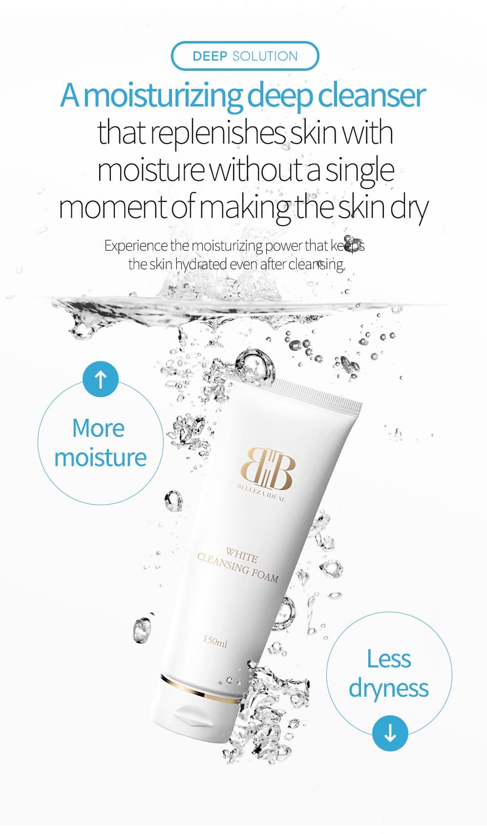 BELLEZA IDEAL WHITE CLEANSING FOAM