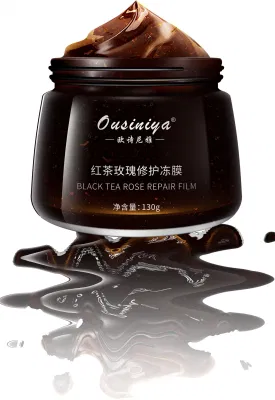 Black Tea Rose Repairing Mask Ice Feel Smoothing Mask for All Skin