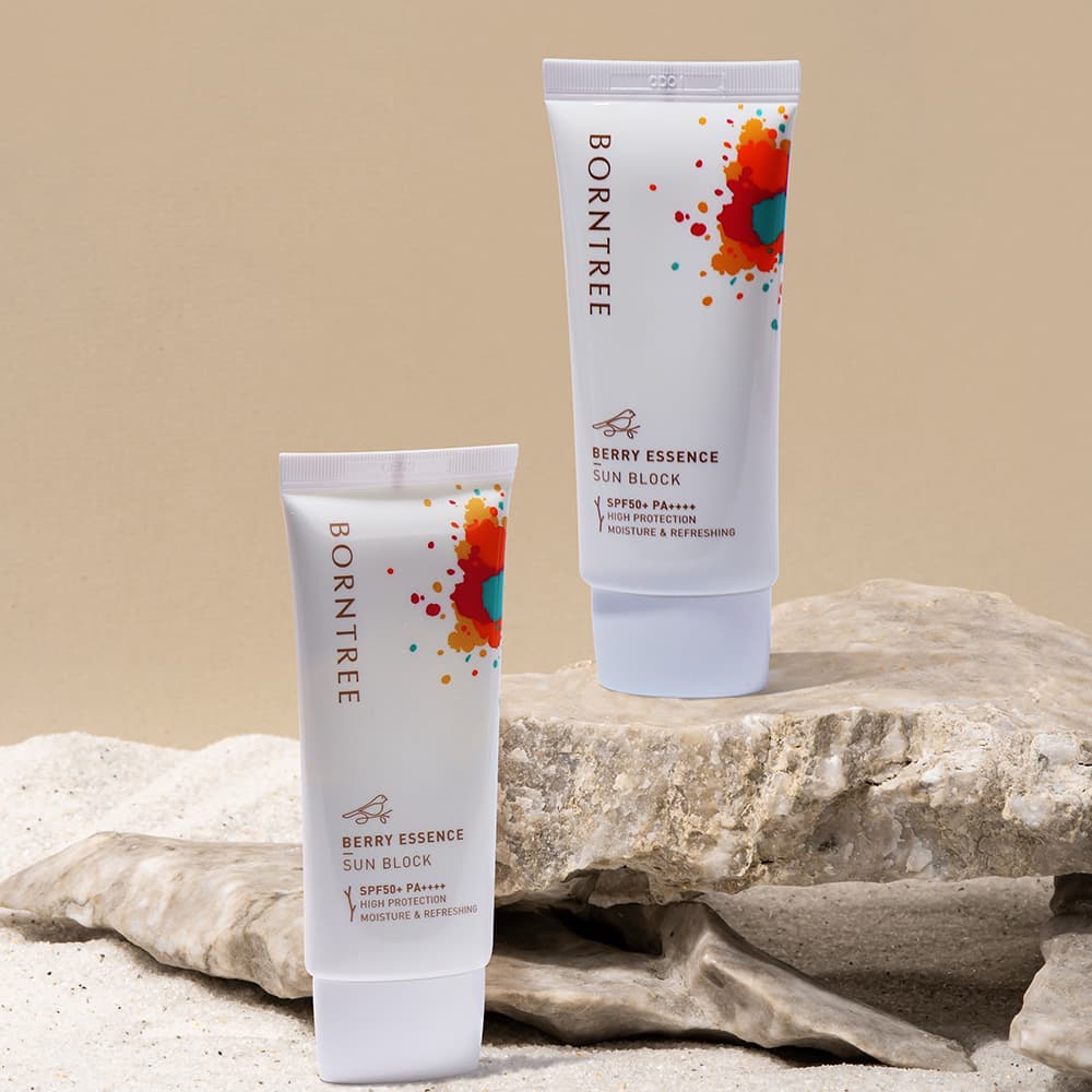 BORNTREE BERRY ESSENCE SUN CREAM SPF50+ PA++++ / 50ml