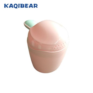 Cartoon Plastic Baby Shower Shampoo Rinse Cup