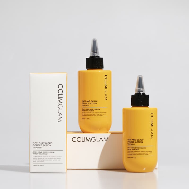 CCLIMGLAM HAIR and SCALP DOUBLE ACTION TREATMENT Water Protein Treatment 