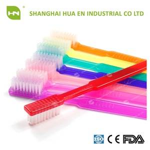 CE FDA ISO certified High Quality Disposable Toothbrush Painted Toothbrush