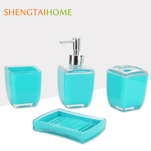 china wholesale household cleaning hot sale polyresin bathroom sets for fonda