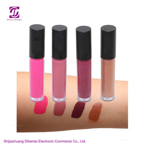 cosmetics liquid lipstick waterproof matte liquid lipgloss private label and customized liquid lipstick