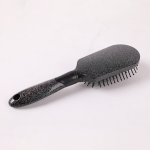 Custom professional detangling PP luxurious glitter hair brush with teeth