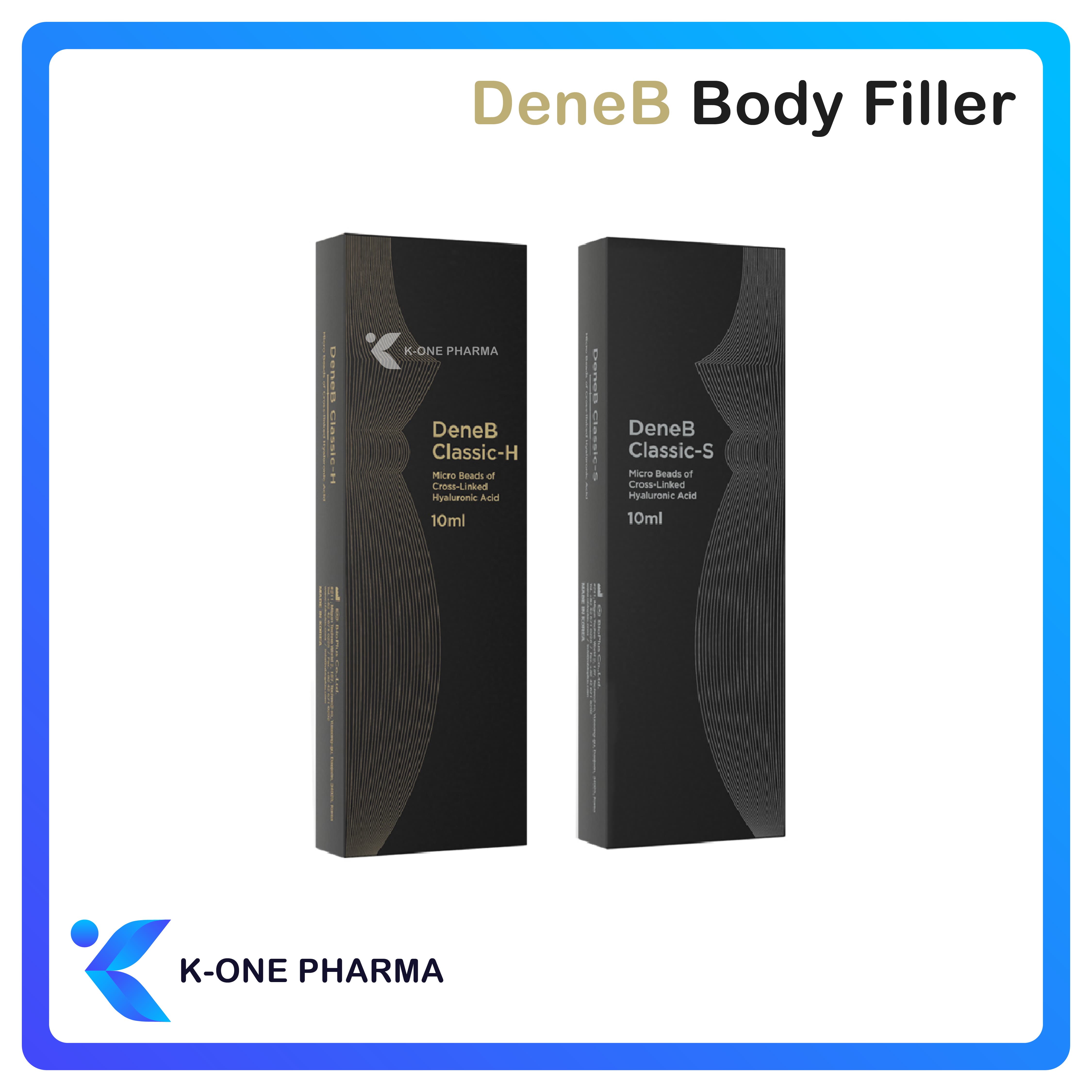DENE B BODY FILLER HA HYALURONIC ACID SOOTHING WHITENING TIGHTENING SKIN BODY TONING BODY CONTOUR