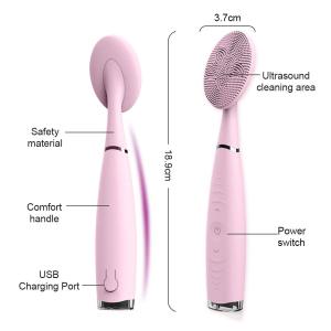 Electric Facial Cleansing Brush 5 Gears Sonic Vibration Deap Cleaning Face Brush