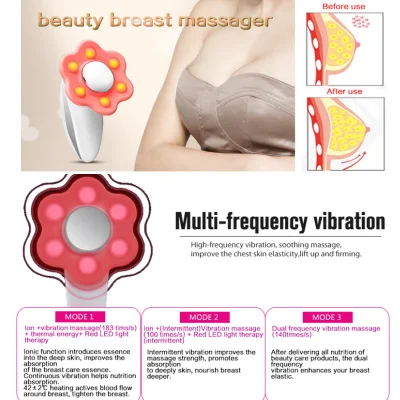 Enhance Invisible Prevent Sagging Chest Brest Massager Electric Breast New Fashion Natural for Women Accept Chest Breast Lift Firming Massage