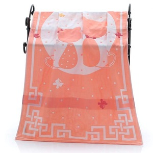 Factory supply 100% cotton kids bath towel three layers gauze bath towel