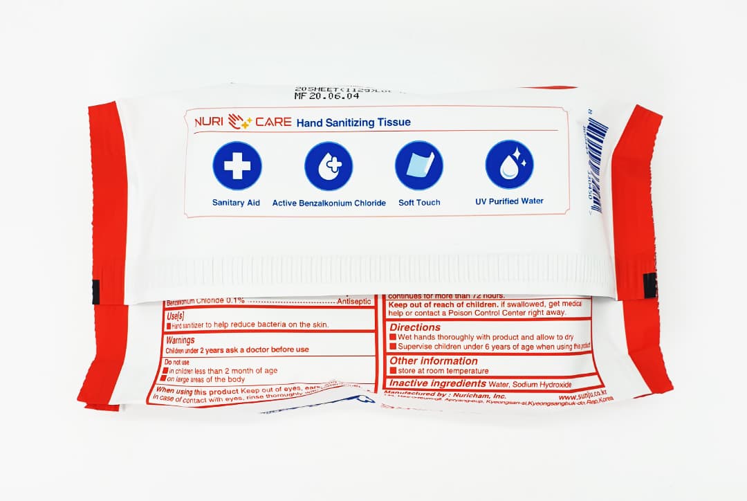 FDA Registration Hand Sanitizing Wipes