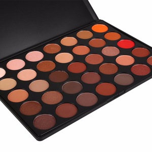 High quality 35 Color makeup eyeshadow palette, private label cosmetic with low MOQ, low price