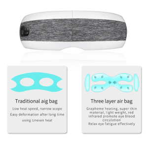 Hot sale wireless relaxing mini portable vibration eye massager equipment, eye massage instrument