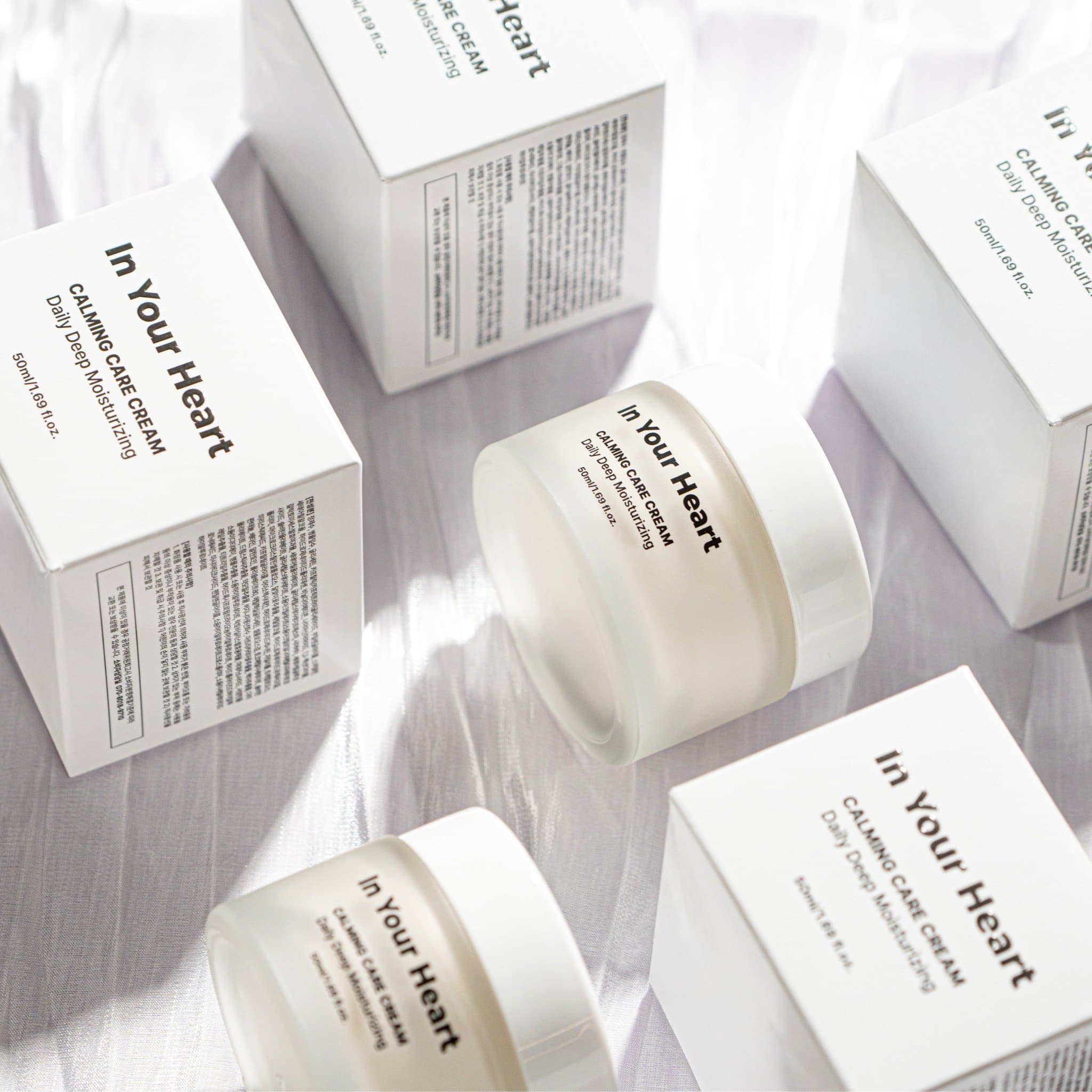 [In Your Heart] CALMING CARE CREAM 50ml Soothing  CICA Sensitive Skin Moisturizing EWG Green