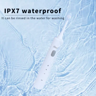 Isee&reg; Ipx7 Waterproof 2-Minute Timer Power King Electric Toothbrush