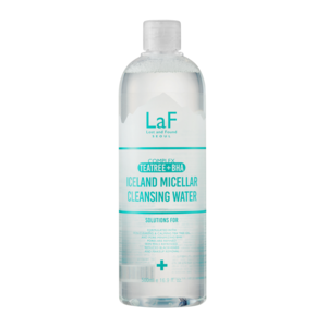 LaF Teatree + BHA Iceland Micellar Cleansing Water with Skin Cleansing, Skin Tone Improvement and Moisturizing effect