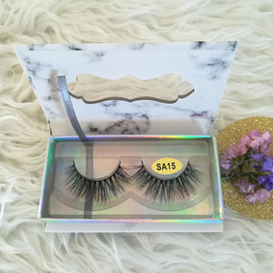 Manufacturer Make Top grade 3D Mink Lashes Silk eyelashes And Custom Package Eyelash Packaging Box