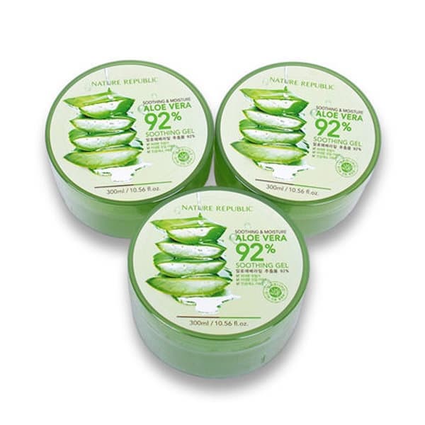 Nature Republic. Soothing &amp; Moisture Aloe Vera 92% Soothing Gel. Korean Cosmetics Wholesale 