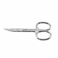New Black Handle Curved Sharp Cuticle Scissors, Nickle Plated Manicure & Pedicure 9.5cm nail scissors makeup tool