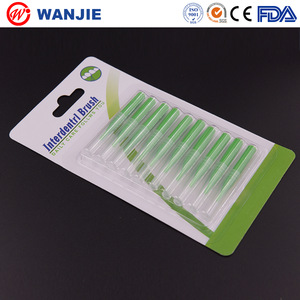 New Product Fully automatic paper plastic dental interdental brush packaging