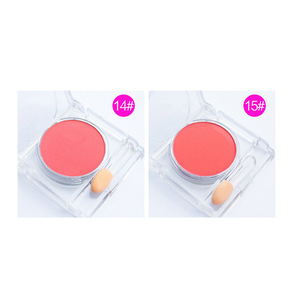 OEM/ODM Wholesale makeup high quality waterproof clear beauty 15 color blusher kit in blush