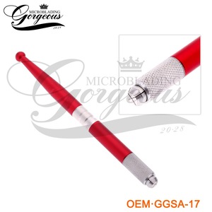 Permanent Feature And Tattoo Gun U Shaped Disposable Microblading Pen For Eyebrow Makeup