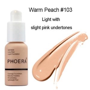 Phoera Perfect Beauty 30ml Face Liquid Foundation Base Soft Matte Long Wear Oil Control Concealer Foundation Cream Women Makeup