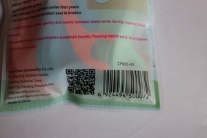 Plastic toothpicks dental Flosser for child