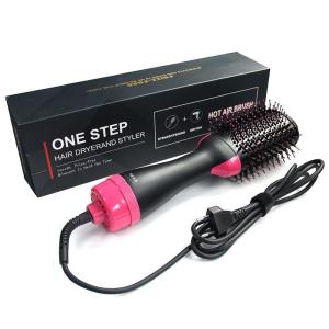 Private Label Dryer and Volumizer Round Shape Hair dryer Comb Hot Air Brush lisa Pro