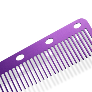 Professional salon barber hairdressing tool space 1 mm thickness aluminum hair comb