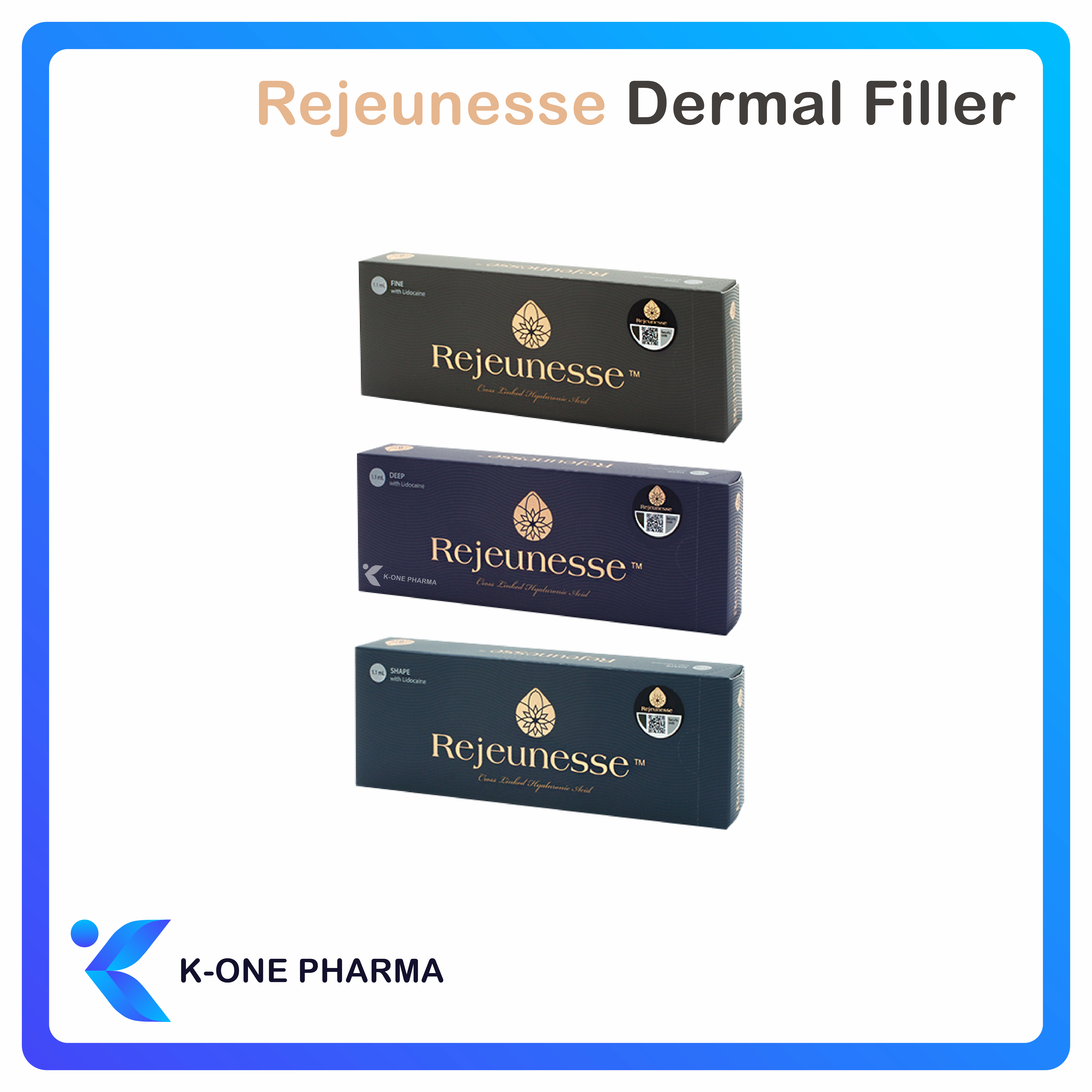 REJEUNESSE Dermal Filler Long-lasting Natural - looking Lip fullness Rejuvenation Facial contours