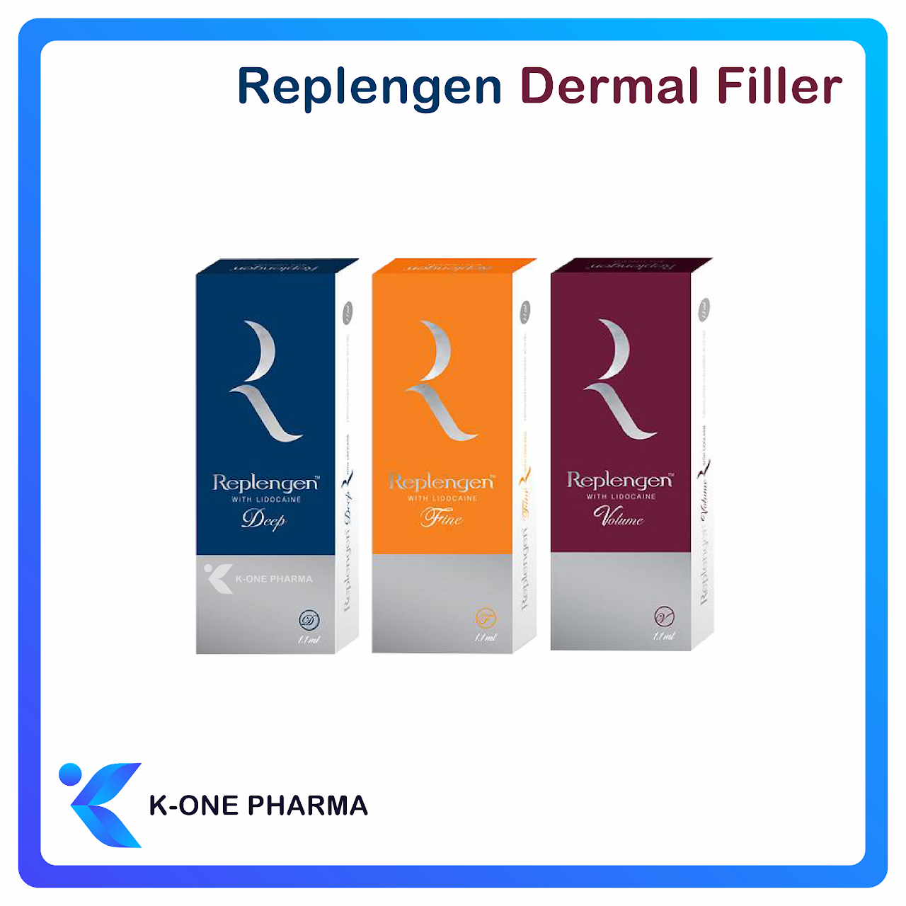  REPLENGEN DERMAL FILLER Skin plumping  Age-defying Facial harmony Revived Appearance Facial contour