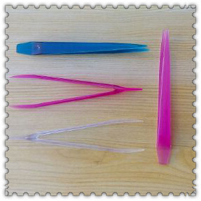 tipped contact lens care product plastic tweezers