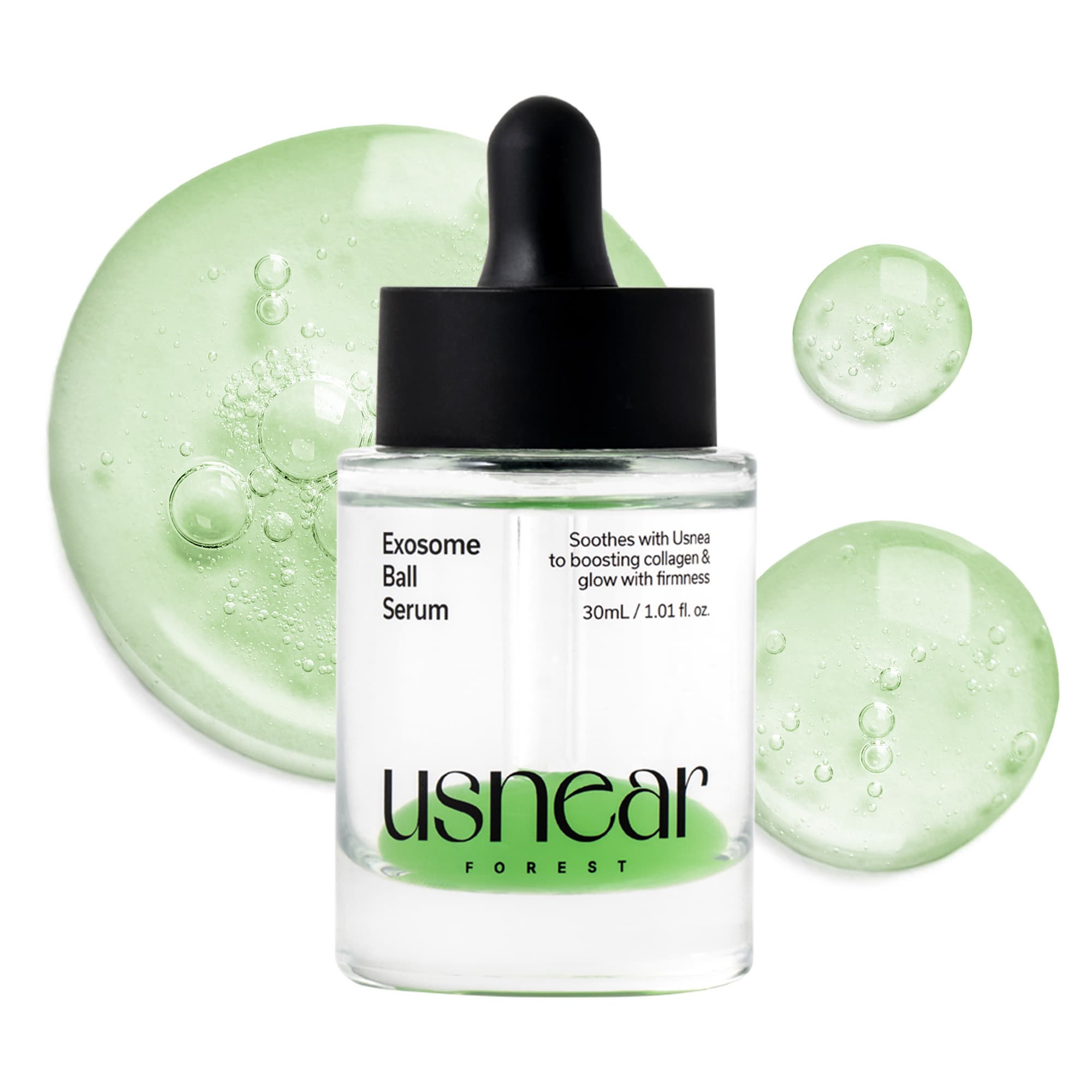 Usnear ExoBall Serum Vegan Brightening Exosome Serum for Radiance, Pore and Texture Improvement