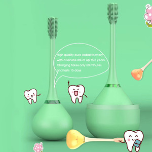 Washable Electric Mouth Clean Baby Oral Hygiene Waterproof Toothbrush Rechargeable Ultrasonic Toothbrush Children Kids