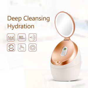 With makeup mirror nano ionic deep cleansing face wash moisturizer vapozone facial steamer