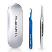 Volume Tweezers Stainless Steel Eyelash & Eyebrow Extension Tweezer Curved & Straight Individual and 3D 6D Volume Tweezers