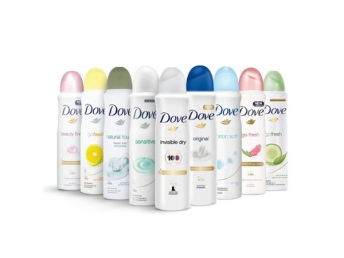 dove gel and unliver deodorant