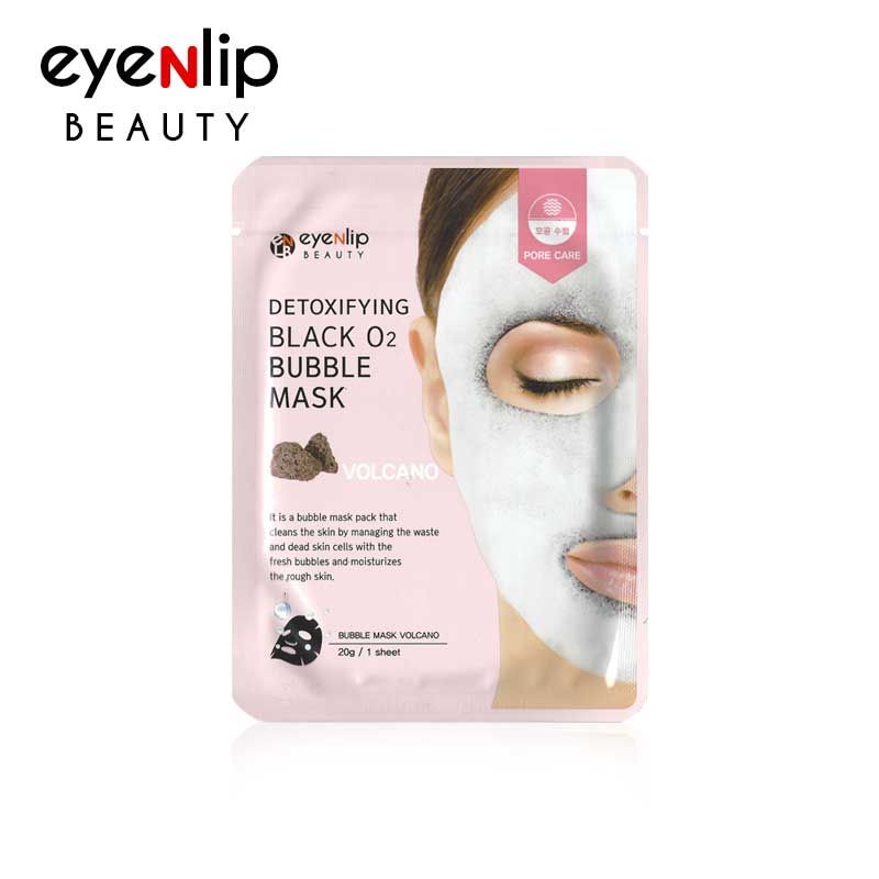 [EYENLIP] Detoxifying Black O2 Bubble Mask #Volcano 20g