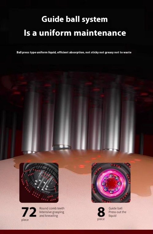 red light therapy massage comb, hair massager
