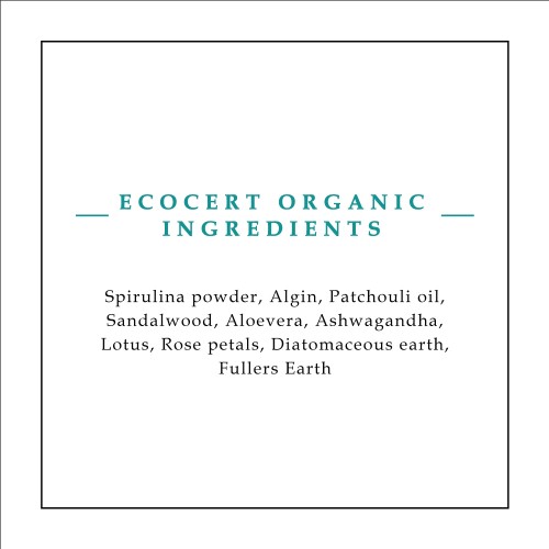 Timeless Beauty Secrets Organic Skin Firming Anti Ageing, Moisturising & Skin Brightening Vit C Algae Face mask (Vegan)