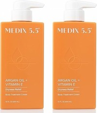 Medix 5.5 Argan Oil + Vitamin E Cream Anti Aging Skin Care Moisturizer Body Lotion