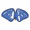 6-Piece Manicure Set with Leather Pouch - Stainless Steel Tools