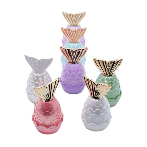 Multiple Color Customize Logo Scented Dazzling Mermaid Tail Pop Ball Lip Balm Cosmetic Lipgloss