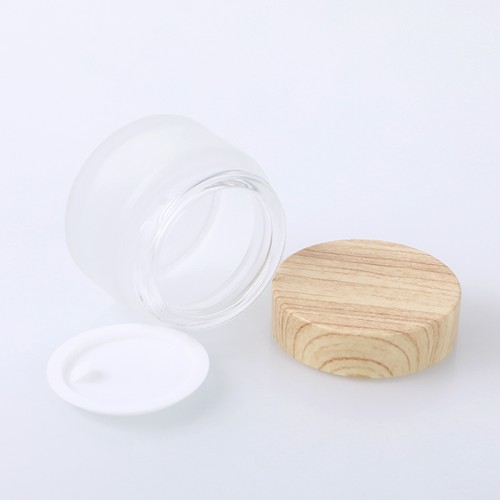 glass cosmetic cream jar OEM manufactuere