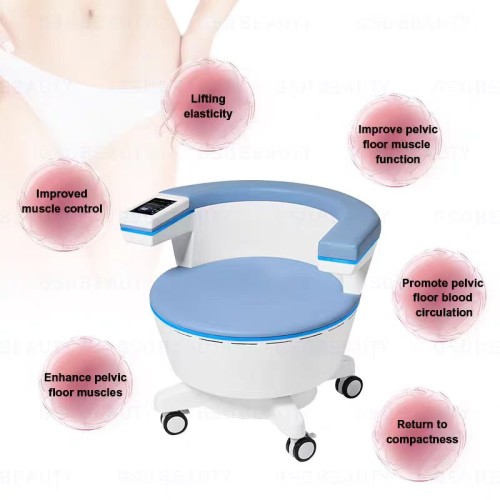 High Intensity Focused Electromagnetic Pelvic Floor Muscle Stimulator Chair Non-invasive Postpartum Repair Treatment Chair For Salon Use