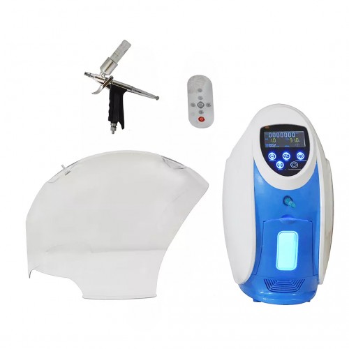 Best Price Korea Portoble O2toderm Oxygen Therapy Oxygen Facial Spray Skin Care Spa Facial Dome Oxygen Jet Machine