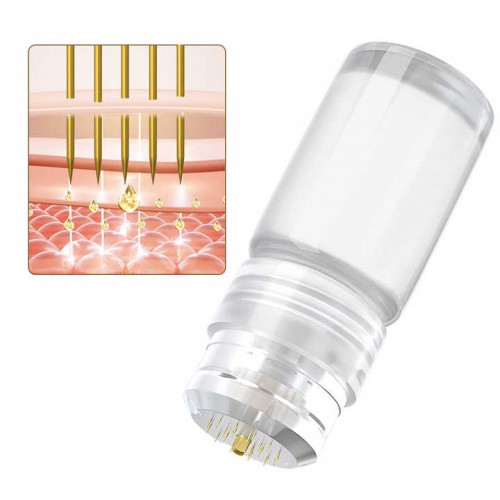 20 Pins Microneedling Derma Stamp With 5ml Ampoules Applicator - DermaRollingSystem.com