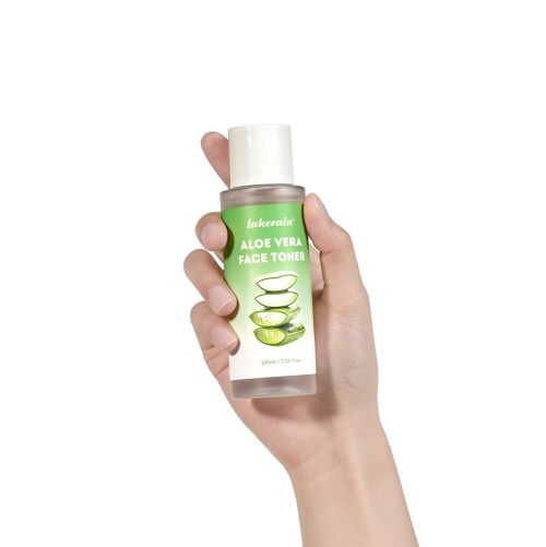`Lakerain Aloe Vera Essence Toner, Moisturizing Refreshing Facial Makeup Water, Hydrating Aloe Toner for Face Daily Skin Treatment`